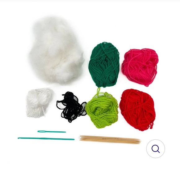 Knit or Crochet Watermelon Amigurumi Darn Good Yarn DIY Kit - Picture 3 of 4